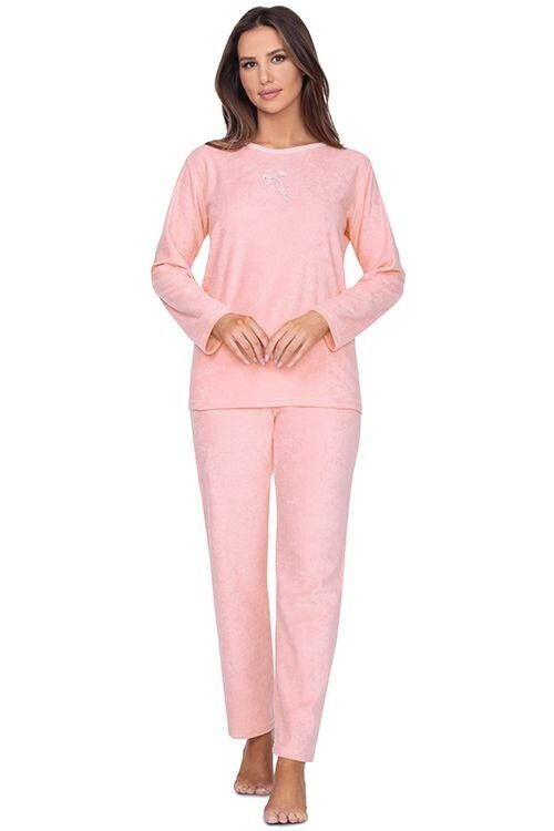 Dámske froté pyžamo Emily ružové ružová XXL