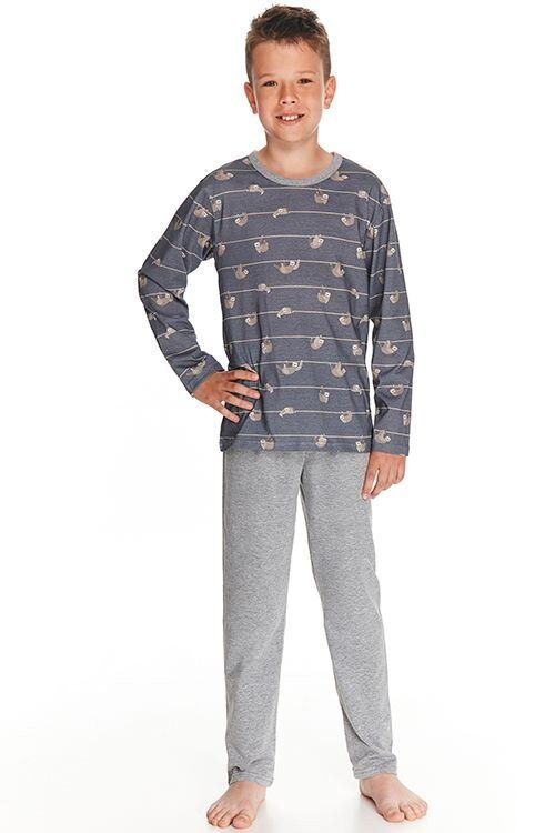 Chlapecké pyžamo Harry šedé s lenochody šedá 134
