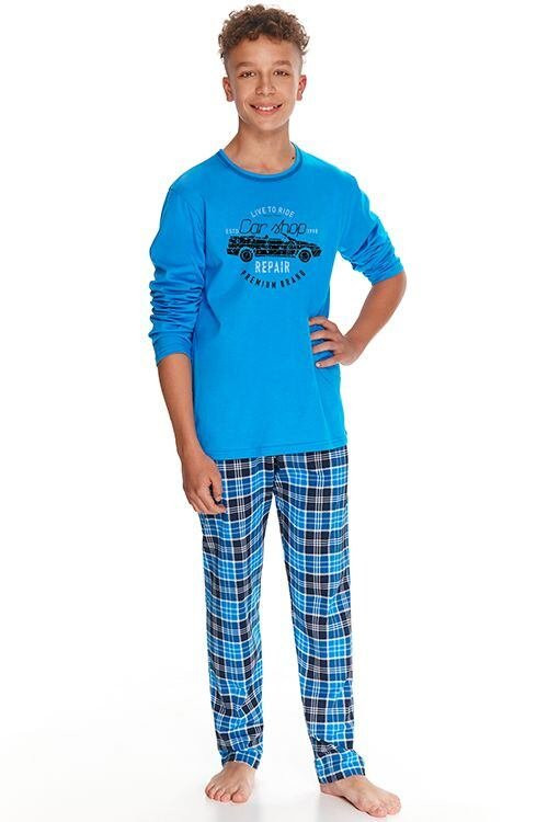 Chlapecké pyžamo Mario modré car shop modrá 146