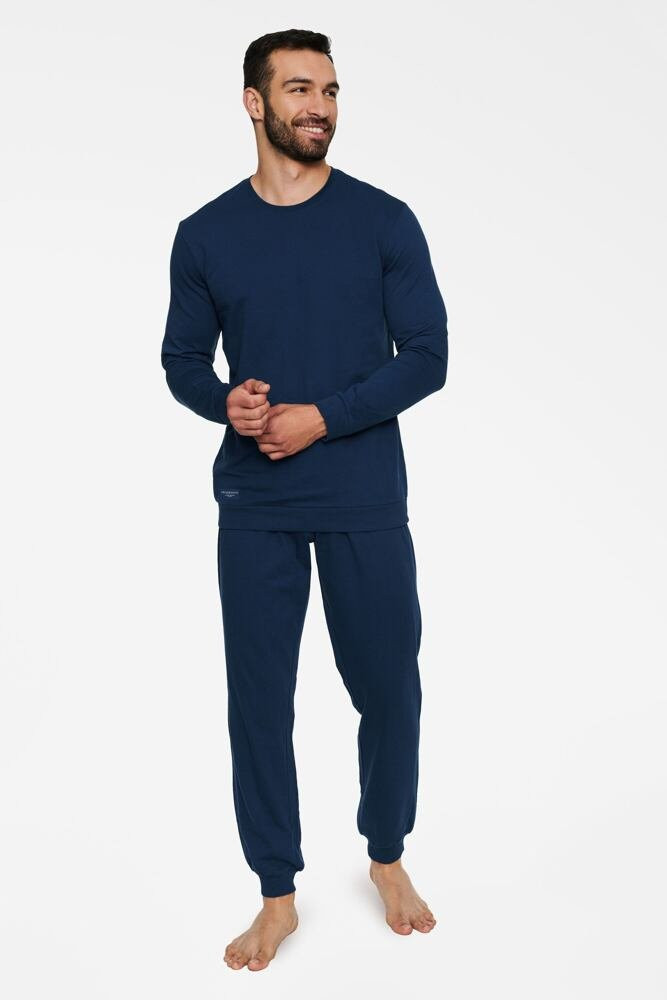 Pánské pyžamo Tune tmavě modré modrá XL