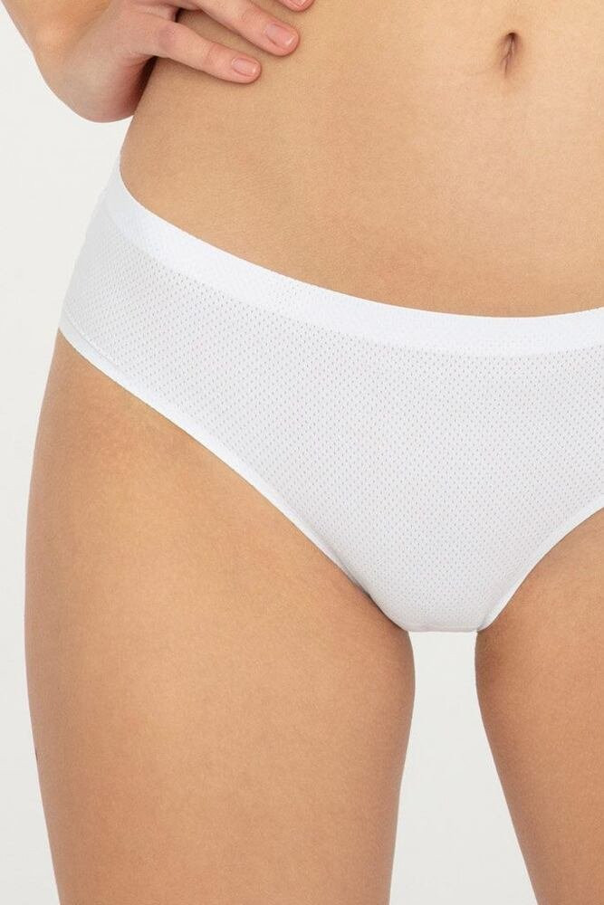 Bezešvé kalhotky model 17810472 bílé - Gatta Barva: bílá, Velikost: L