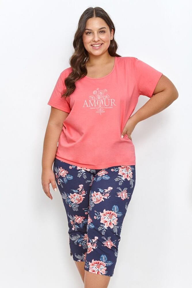 Dámské pyžamo růžové pro XXL model 18395341 - Taro