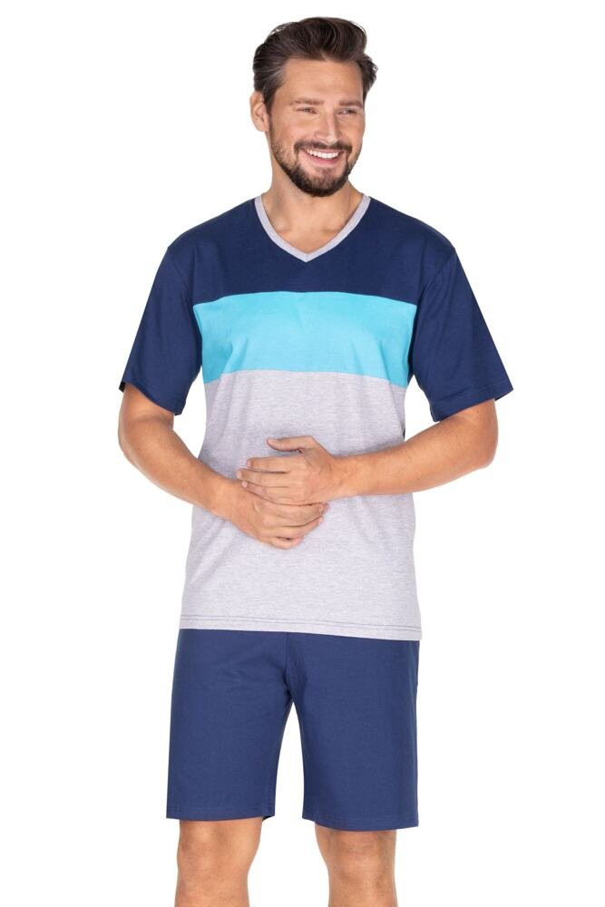 Pánské pyžamo Rodrigo modré XL