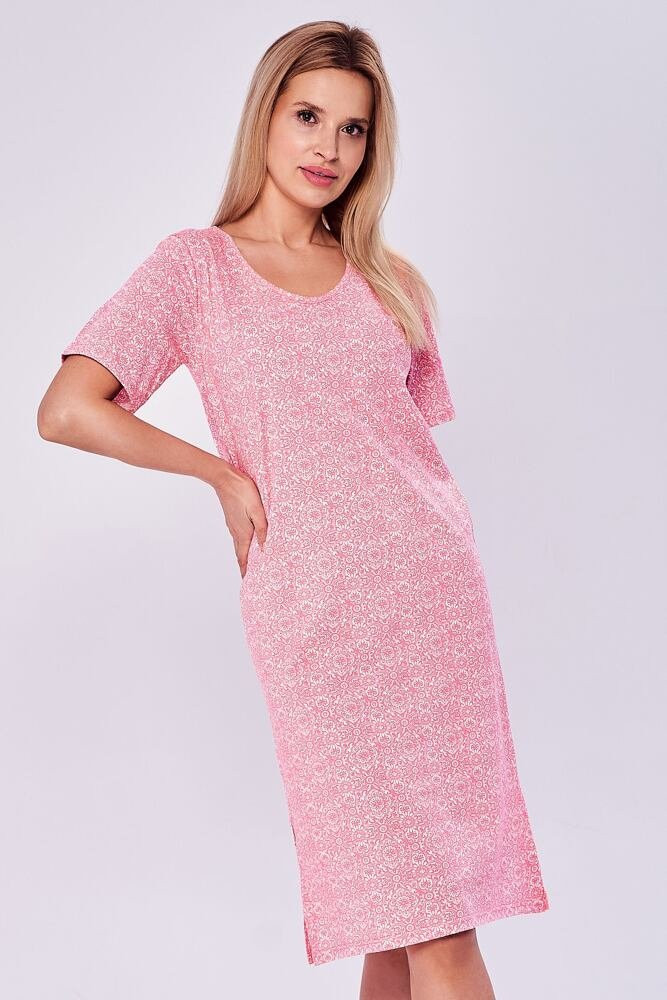 Dámská košilka model 18575747 růžová - Taro Barva: růžová, Velikost: M