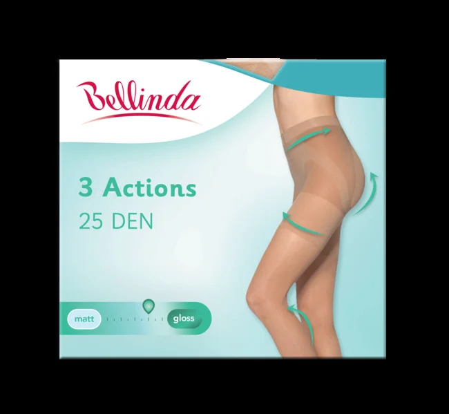 Formující punčochové kalhoty 3ACTIONS 25 DEN - BELLINDA - amber M (obrázek 3)