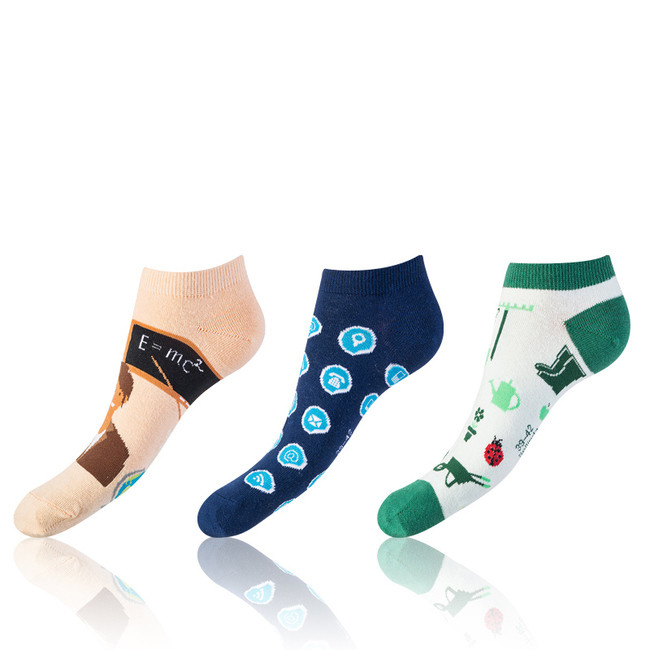 nízké ponožky unisex v 3 páry IN-SHOE SOCKS 3x - BELLINDA - tmavě modrá 35 - 38 model 17098787