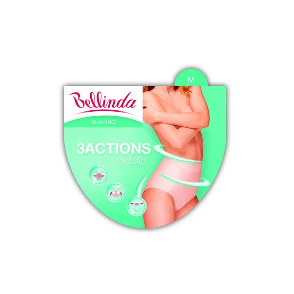 Formující kalhotky 3ACTIONS MIDISLIP - BELLINDA - černá S (obrázek 5)