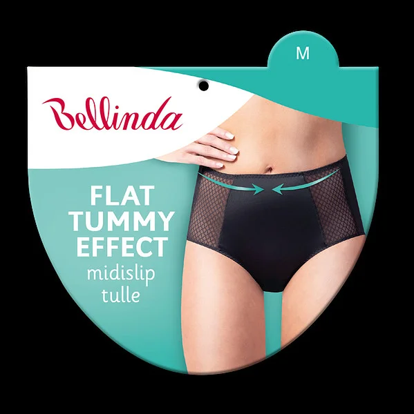 Dámské stahovací kalhotky FLAT TUMMY EFFECT MIDISLIP - BELLINDA - tělová L (obrázek 3)