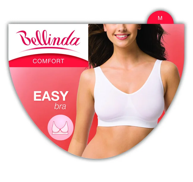 Dámská podprsenka bez kostic sportovního typu EASY BRA - BELLINDA - šedá XL (obrázek 3)