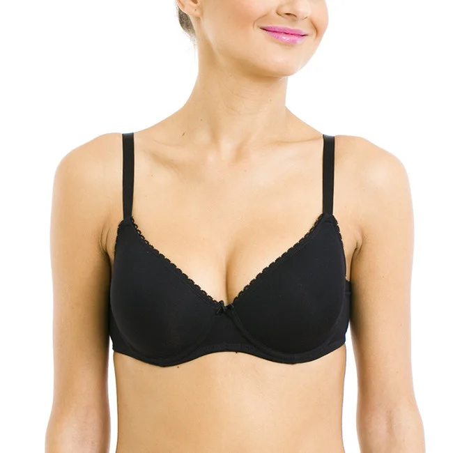 Dámská měkká vyztužená podprsenka PERFECT SOFT BRA - BELLINDA - černá 85 B (obrázek 3)