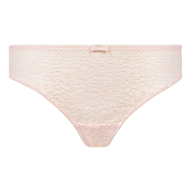 Dámské krajkové kalhotky DIM SUBLIM BRIEF - DIM - světle růžová XL