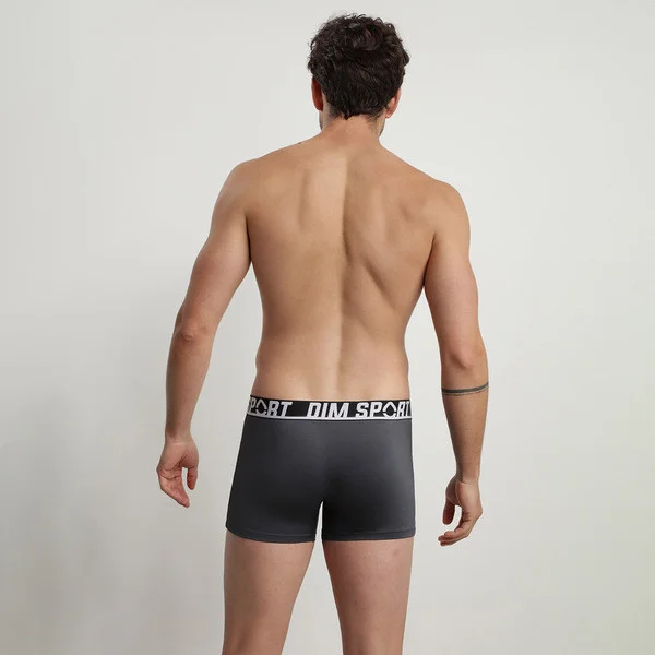 Pánské sportovní boxerky 3 ks DIM SPORT MICROFIBRE BOXER 3x - DIM SPORT - šedá XL (obrázek 3)