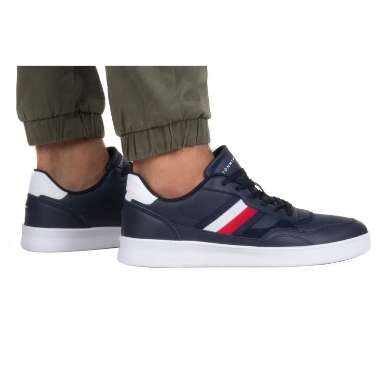 Tommy Hilfiger Court Cupsole Retro Lth Stripes M FM0FM04828 Obuv DW5 41