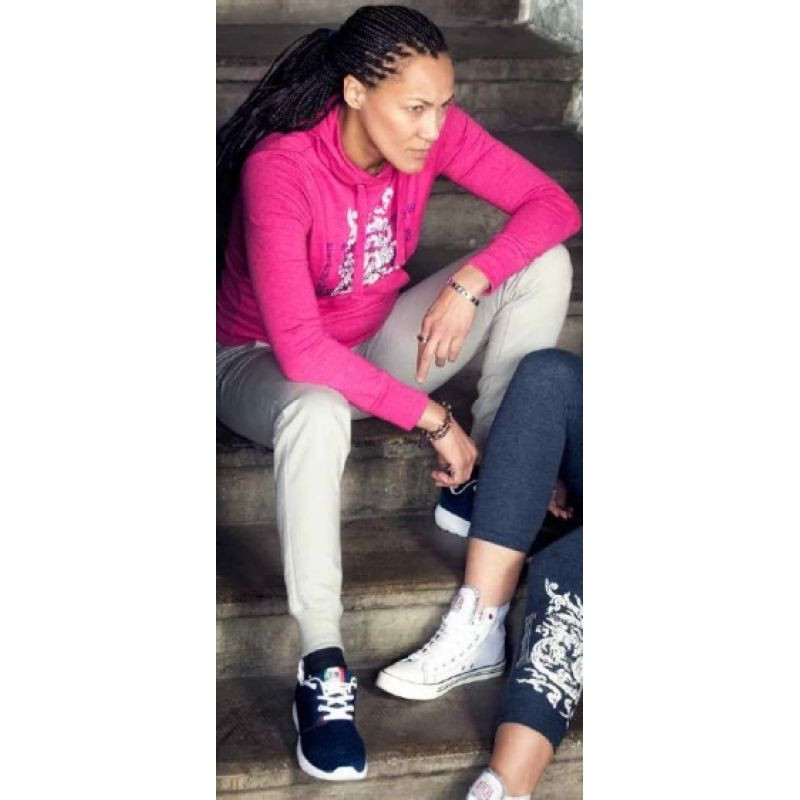 Dámské dlouhé kalhoty LEONE LW1008/S16 tmavě modré "S" NEUPLATŇUJE SE