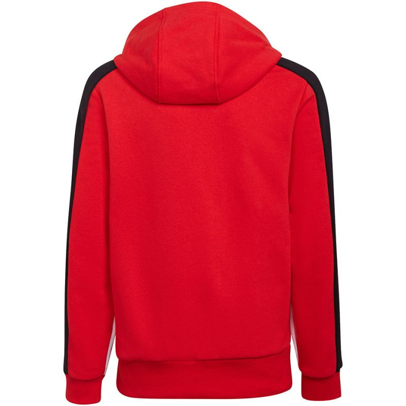 Mikina adidas Colorblock Fleece Hoodie Jr HC5657 116cm (obrázek 5)