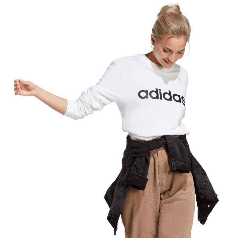 Mikina adidas Essentials Linear French Terry Sweatshirt W IC6879 S (obrázek 8)