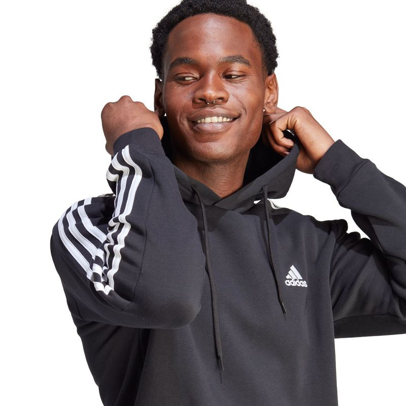 Adidas Essentials Fleece 3-Stripes Hoodie M IB4028 pánské L (obrázek 12)