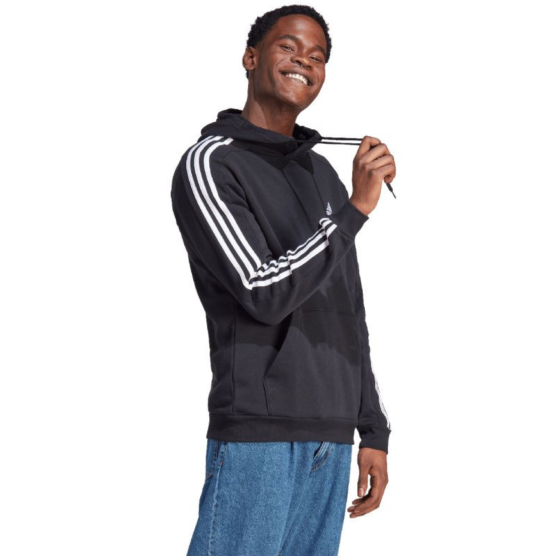 Adidas Essentials Fleece 3-Stripes Hoodie M IB4028 pánské L (obrázek 6)