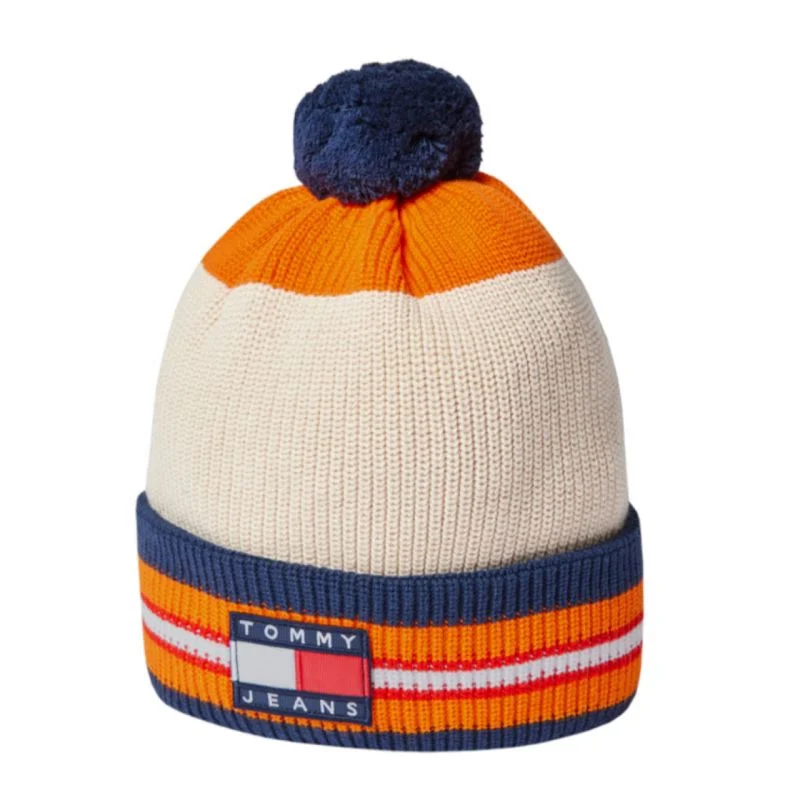 Tommy Jeans Tjm Heritage Beanie Colorblock AM0AM07945 muži univerzita