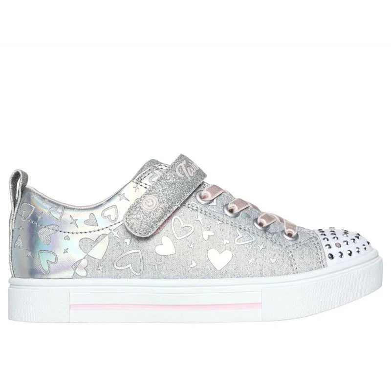 Topánky Skechers Led Heather Charms Jr 314787L GYSL 33