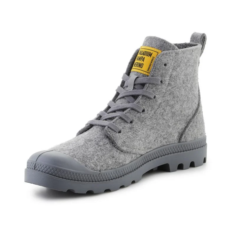 Palladium Pampa Hi Merino 74377-027-M Grey EU 41