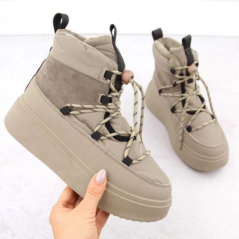 Snežnice Potocki topánky na pltform W 72302 WOL280B 38