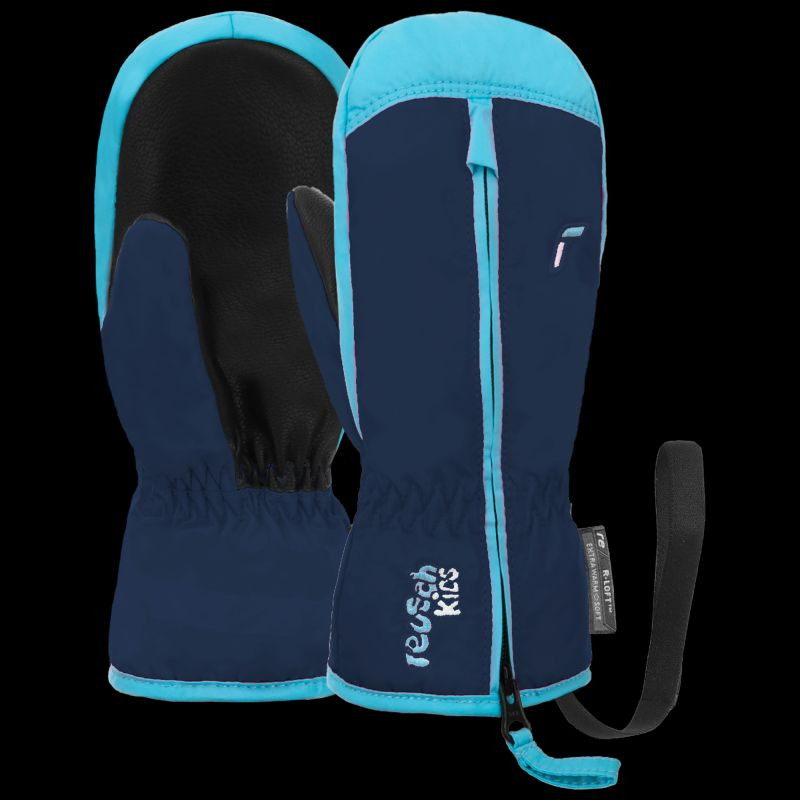 REUSCH dětské nepromokavé zimní rukavice Ben Mitten s jedním prstem tmavě modré (62/85/408/4503) V
