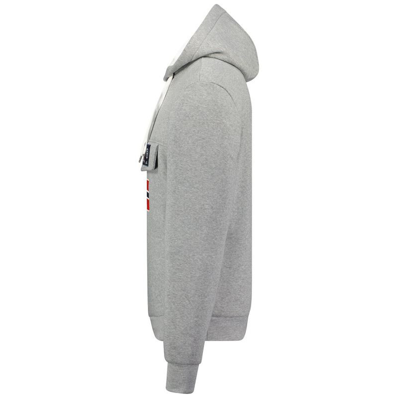 Geographical Norway Gadrien DB 054 M WW6114H/GN/Blended Grey / White mikina XL (obrázek 4)