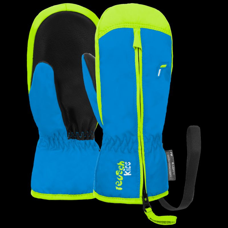 Reusch Ben Mitten Dětské zimní rukavice s jedním prstem, zateplené, prodyšné, tyrkysové (62/85/408/4525) IV