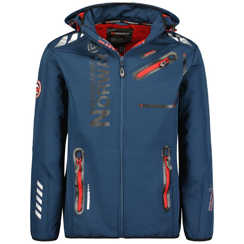 Geographical Norway Softshell ROYAUTE DB NAVY RED MEN 068 (WY2001H/GN/Navy / Red) m