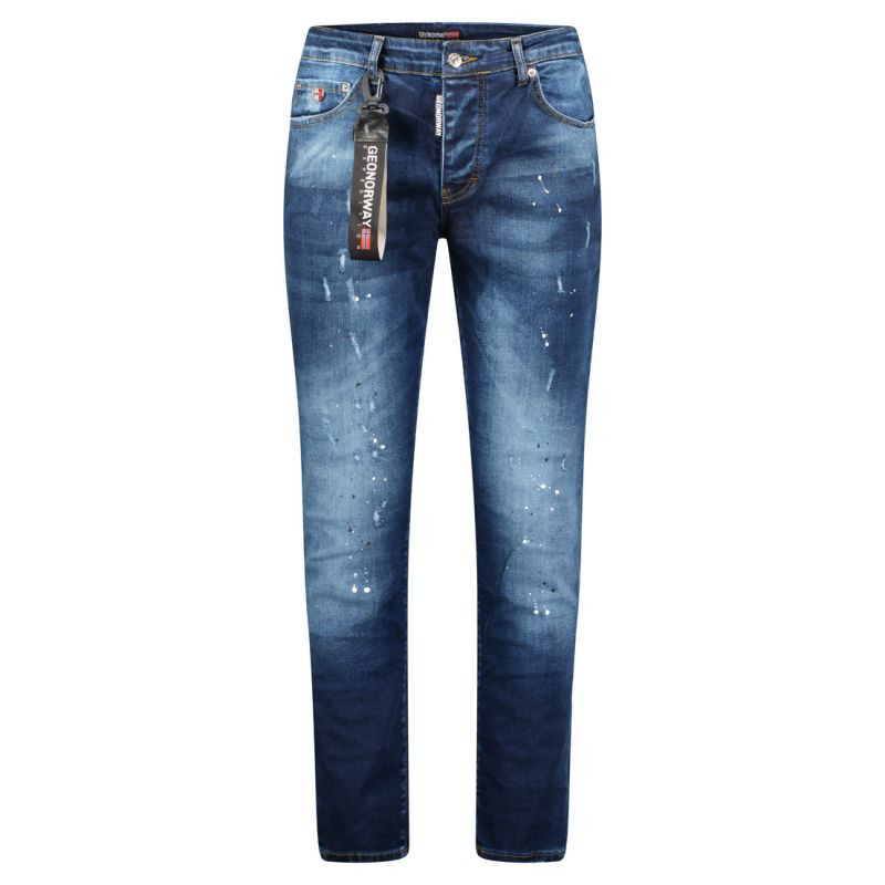 Geographical Norway MOD 207 EO MEN 2614 Pánske modré nohavice (SW6365H/GNO-Blue) 34