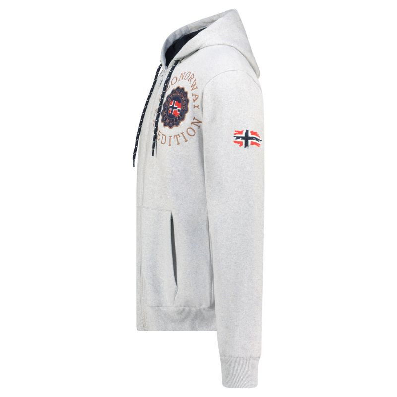 Geographical Norway Gakado Blended DB 100 M WZ3016H/GN-Blended Grey mikina 2XL (obrázek 4)