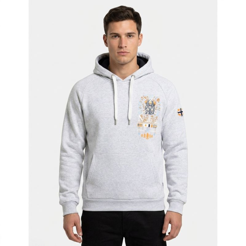 Geographical Norway Gakado Blended DB 100 M WZ3016H/GN-Blended Grey mikina 2XL (obrázek 5)