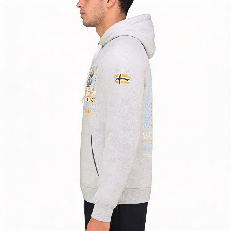 Geographical Norway Gakado Blended DB 100 M WZ3016H/GN-Blended Grey mikina 2XL (obrázek 9)
