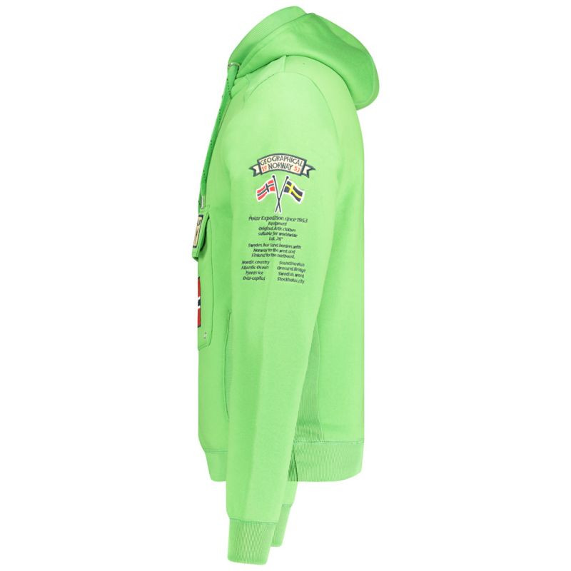 Geographical Norway sweatshirt Gymclass 054 Pop M WW4181H/GN-Flashy green pánské L (obrázek 3)