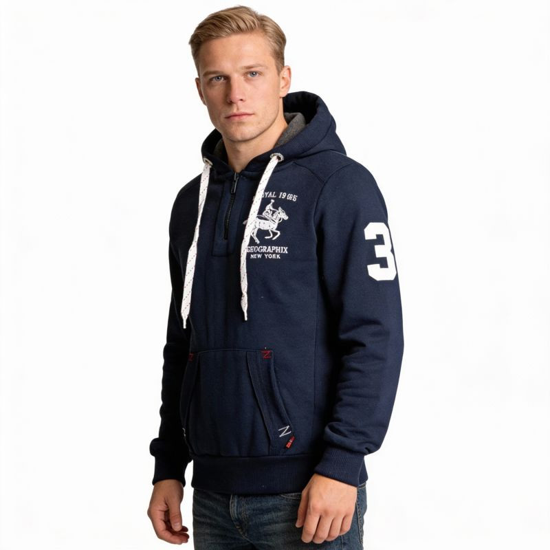 Geographical Norway Folton EO 100 M WW4783H/GNO-Navy mikina L (obrázek 5)