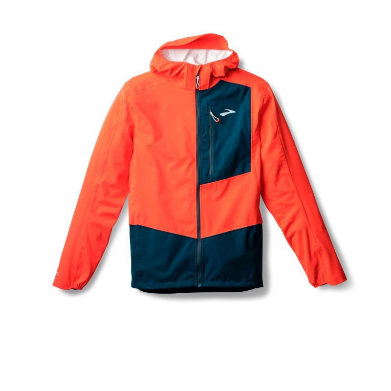 Pánska bežecká bunda High Point Waterproof Jacket 2 orange S
