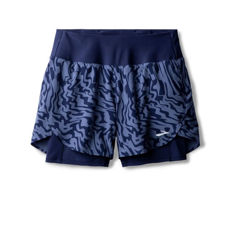 Dámske bežecké šortky Chaser 5" 2-in-1 Short 2.0 navy blue XS
