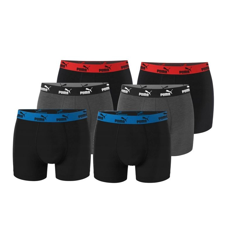 Boxerky Puma 6-pack M 1000035474468010 XL (obrázek 6)