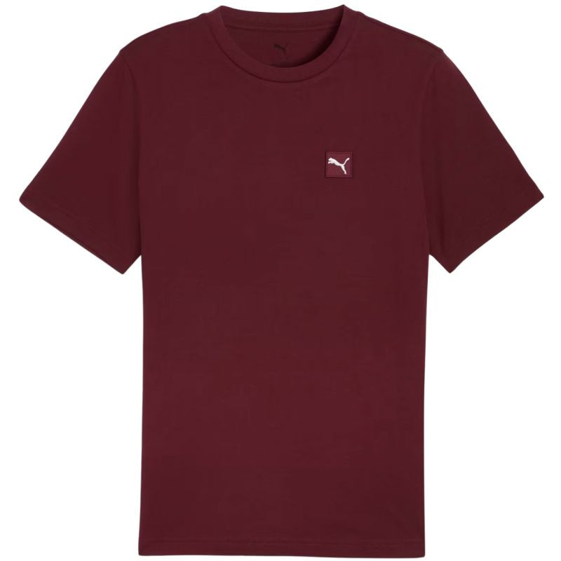 Pánské tričko Puma Ess Elevated T-shirt maroon 684726 96 pánské L