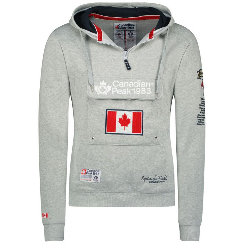 Canadian Peak GALAPAGOS BGREY CP MEN 054 POP Mikina (RBMWW3826H/CP-GRIS MÉLANGÉ) XL