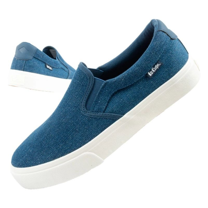 Lee Cooper pánske tenisky módne pohodlné slip-on denim Slip on 42