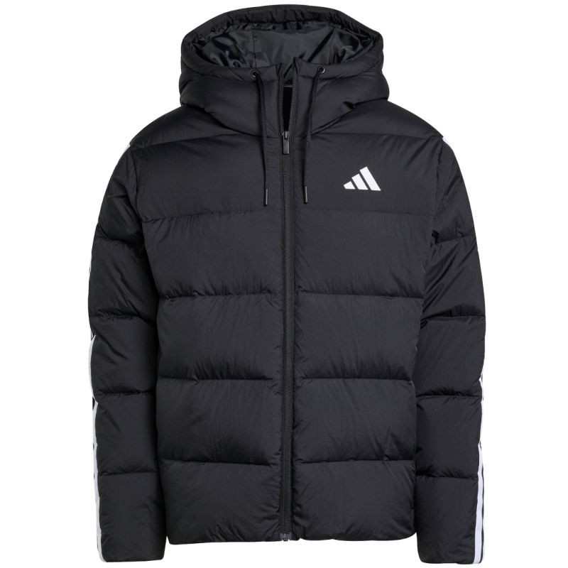 Adidas Essentials Climawarm 3 Stripes Puffer Down Hooded M JM4165 pánské bundy xs