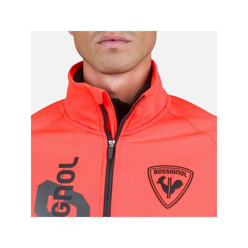 Rossignol New Hero Classique Clim mikina červená XL (obrázek 4)
