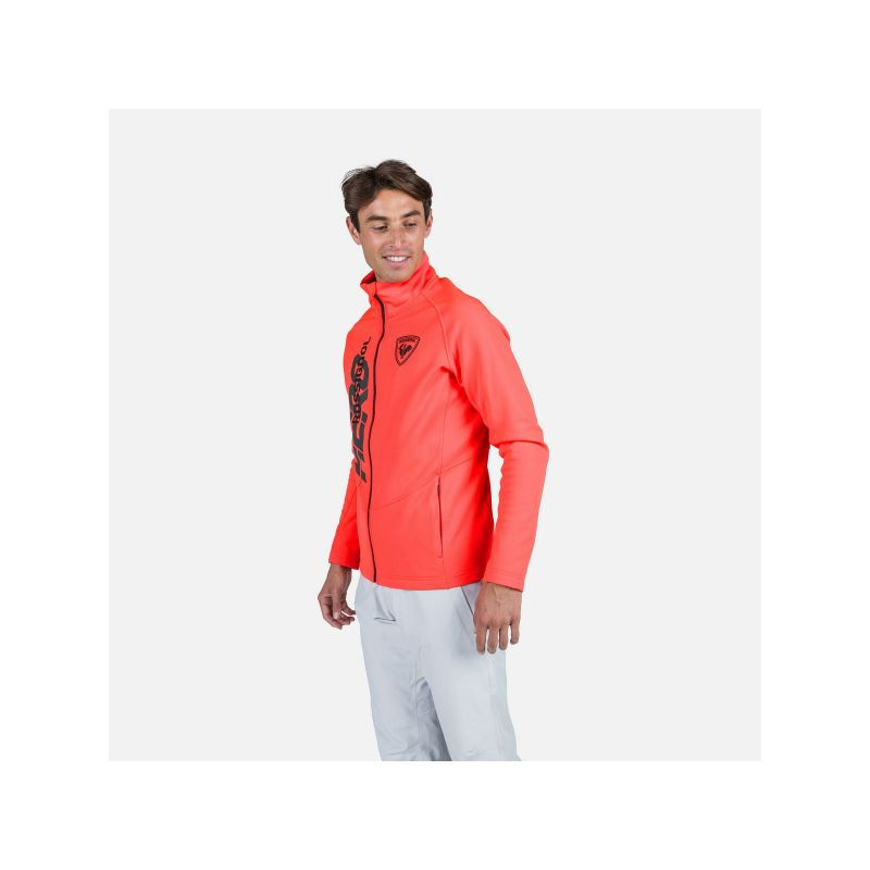 Rossignol New Hero Classique Clim mikina červená XL (obrázek 3)