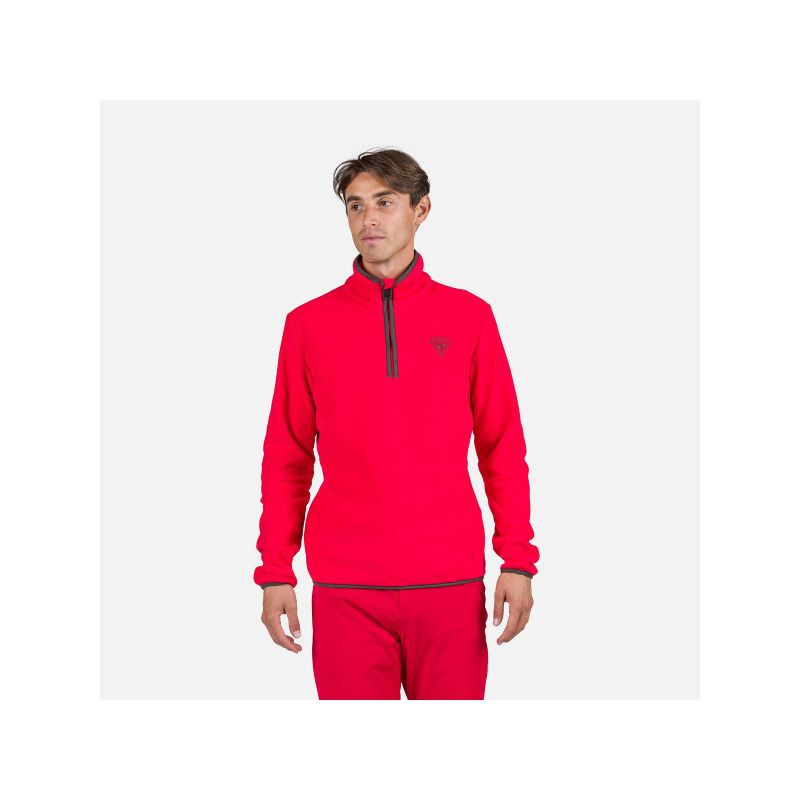 Rossignol Strawpile Fleecová mikina Hz červená s