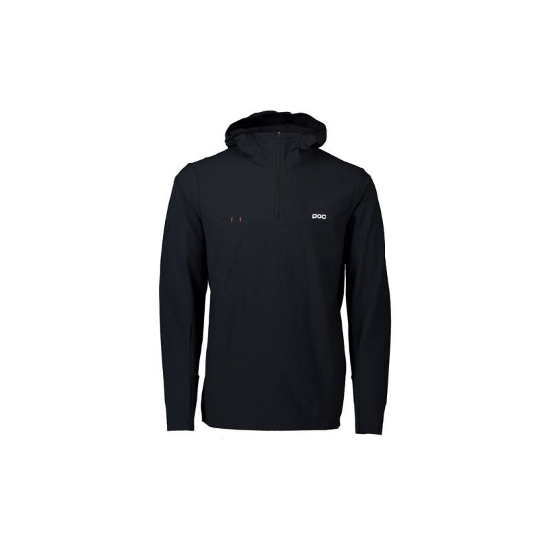 Cyklistická bunda POC Mantle Thermal Hoodie - uranium black NEPLATÍ