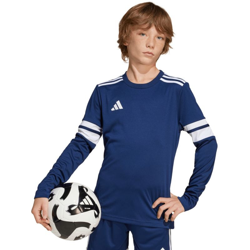 Adidas Squadra 25 dětské tričko s dlouhým rukávem tmavě modré JJ0049 128 cm (obrázek 10)