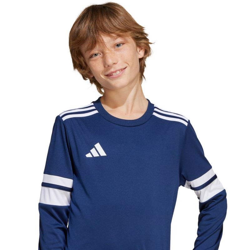 Adidas Squadra 25 dětské tričko s dlouhým rukávem tmavě modré JJ0049 128 cm (obrázek 3)