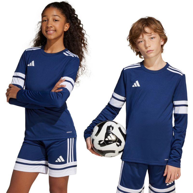 Adidas Squadra 25 dětské tričko s dlouhým rukávem tmavě modré JJ0049 128 cm (obrázek 9)